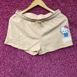 Sanrio Hello Kitty Cute Graphic Pull-On Drawstring Shorts Medium